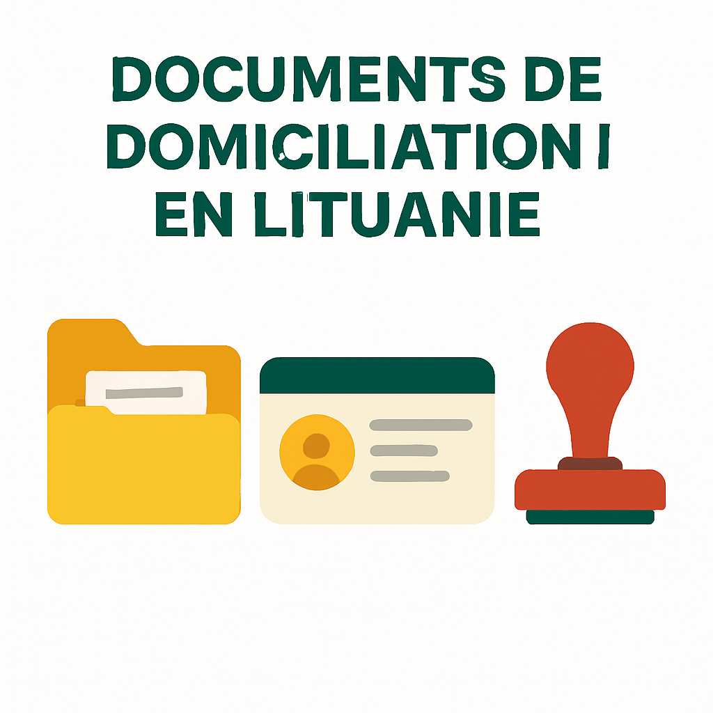 Les documents nécessaires pour la domiciliation en Lituanie