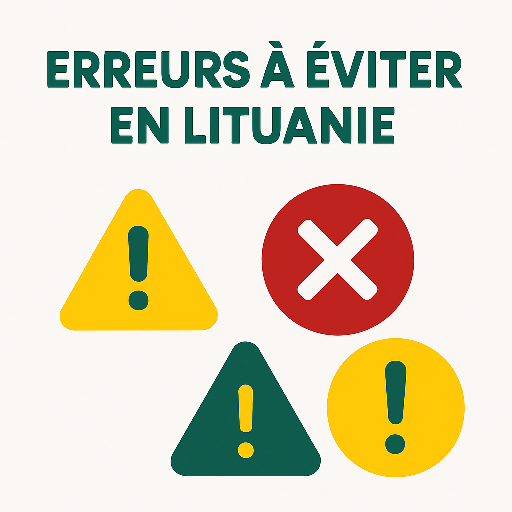 Les erreurs administratives fréquentes à éviter en Lituanie