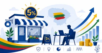 Régime micro 5 % en Lituanie : conditions et avantages
