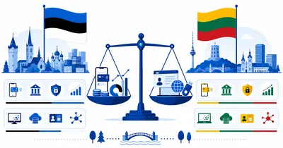 Lituanie vs Estonie : duel des pays baltes pour startups